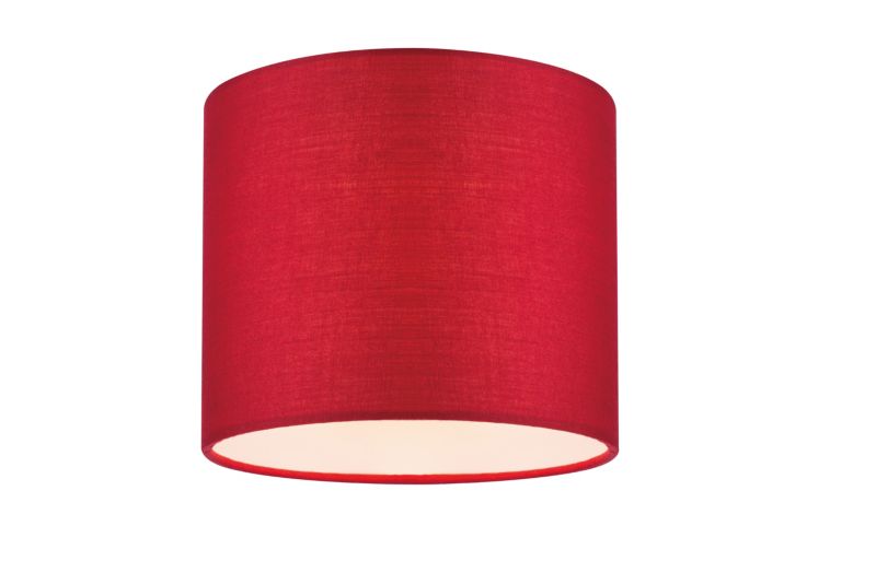 Abażur okrągły GoodHome Kpezin XS czerwony