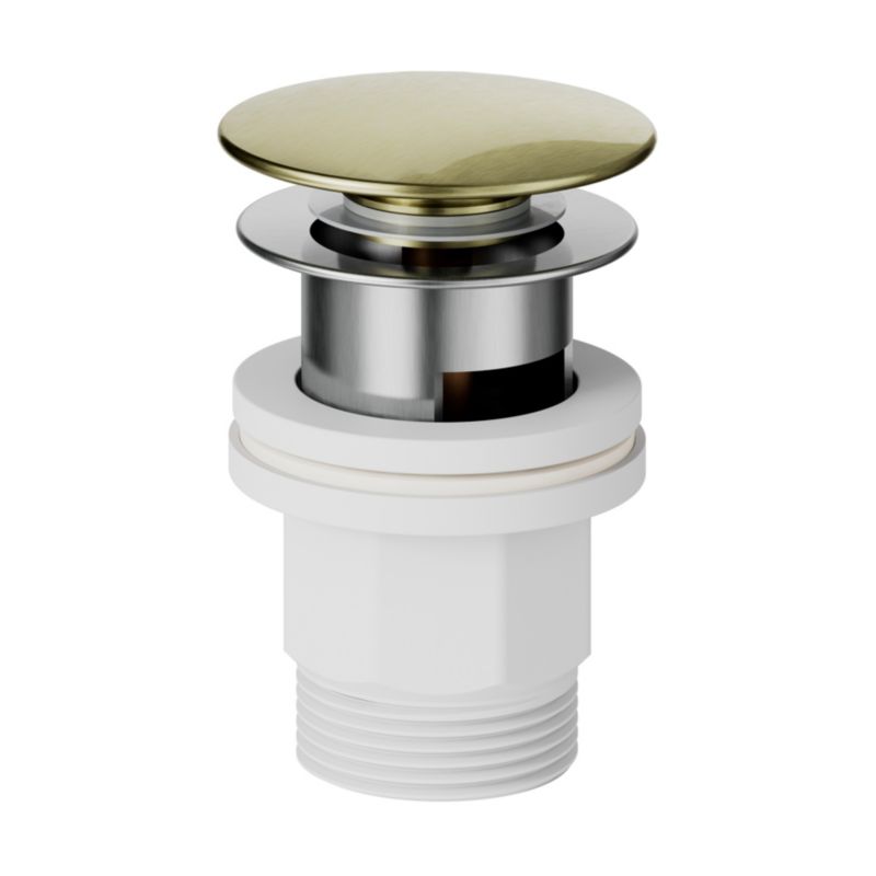 Bateria umywalkowa GoodHome Sauga złoty szczotkowany