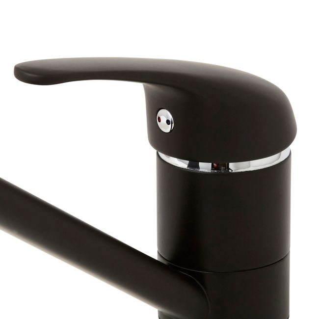 Bateria zlewozmywakowa Cooke&Lewis Huka czarna