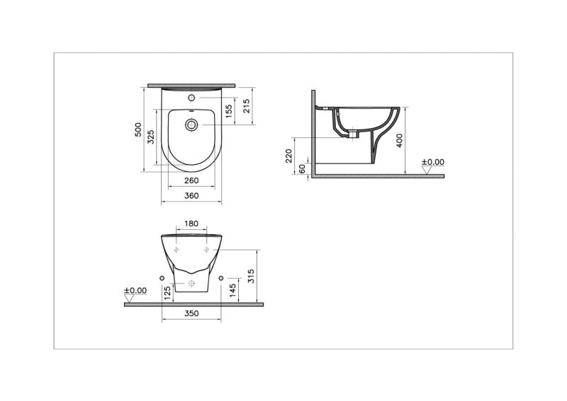 Bidet podwieszany GoodHome Cavally