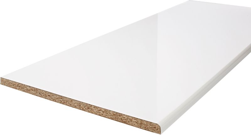 Blat laminowany Biuro Styl 60 x 2,8 x 305 cm biały