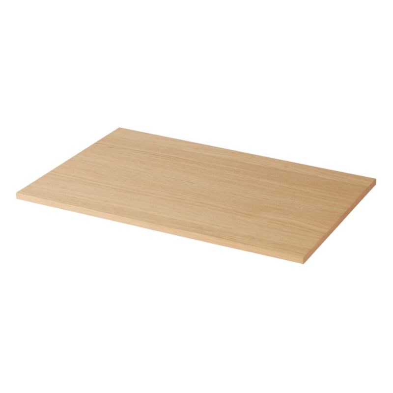 Blat łazienkowy GoodHome Avela 80 cm dębowy fornir