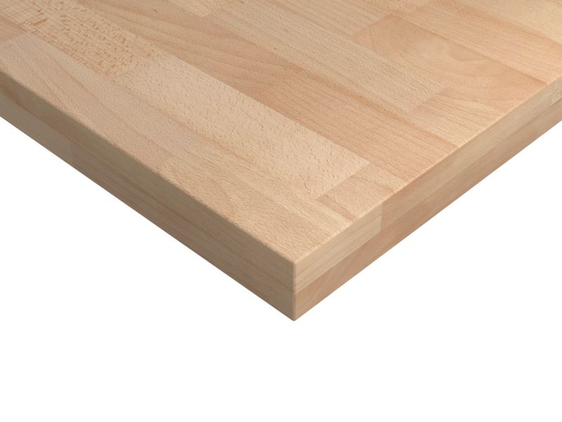 Blat łazienkowy GoodHome Hartland 100,5 cm lity dąb