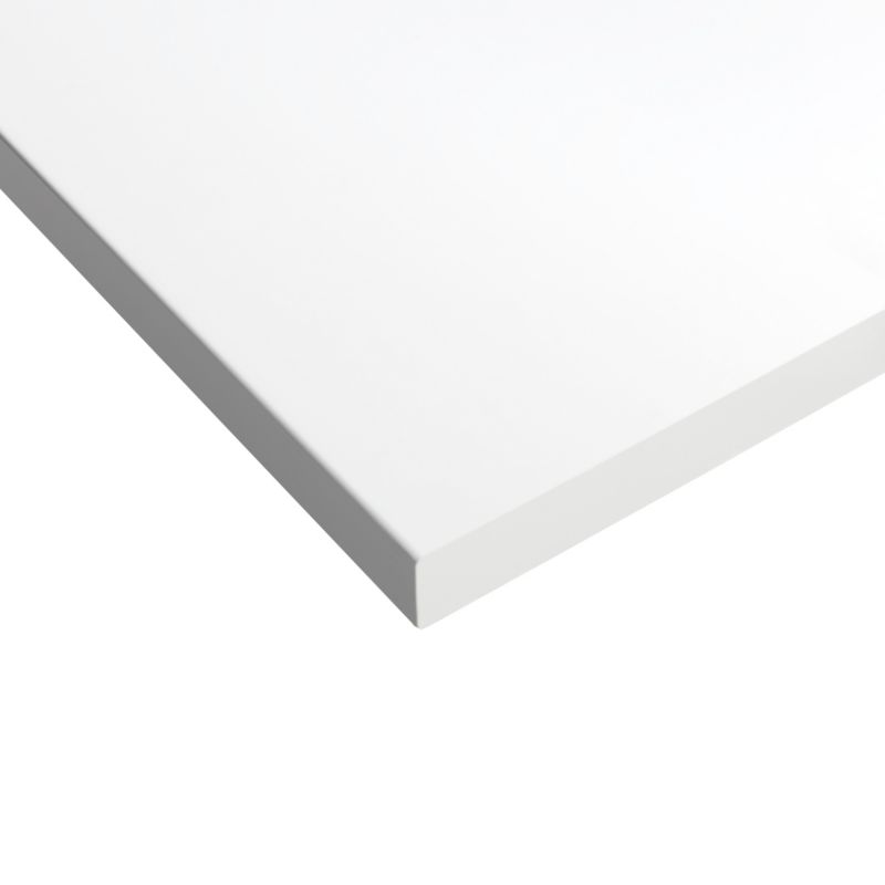 Blat łazienkowy GoodHome Marloes 45 x 80 cm biały lakier