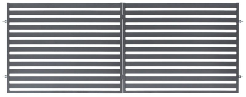 Brama dwuskrzydłowa Polbram Steel Group Lara 400 x 154 cm