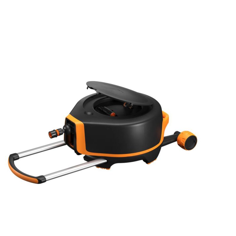 Bęben automatyczny Fiskars XL z wężem na kółkach