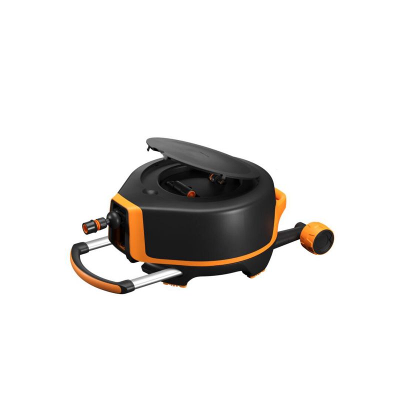 Bęben automatyczny Fiskars XL z wężem na kółkach
