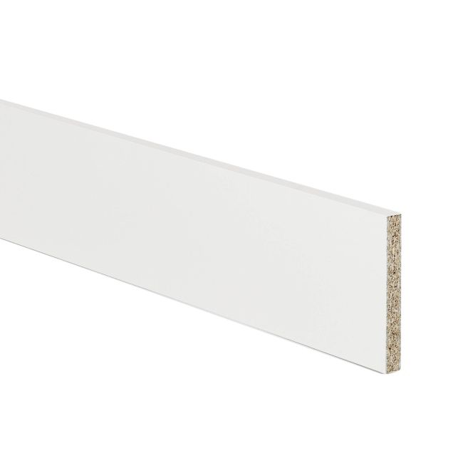 Cokół GoodHome Alisma 240 x 15 cm biały połysk