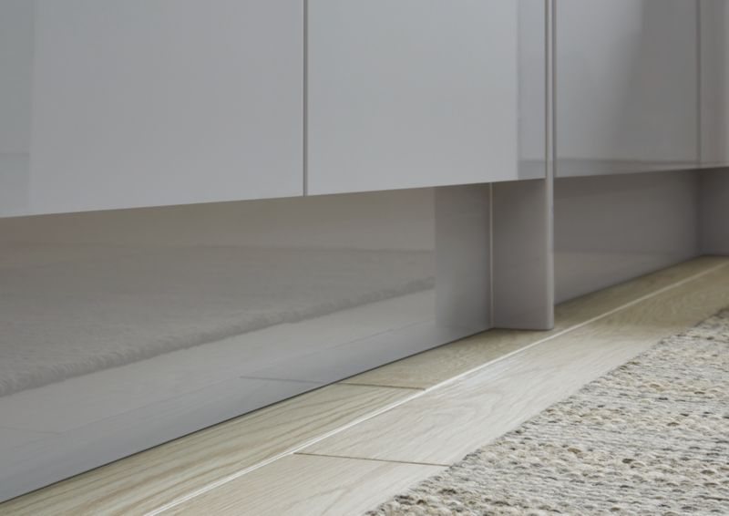 Cokół GoodHome Alisma 240 x 15 cm biały połysk