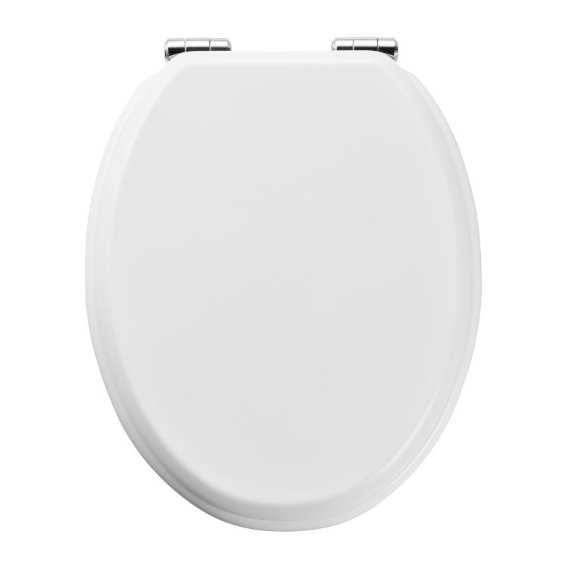 Deska WC GoodHome Pilica MDF wolnoopadająca biała