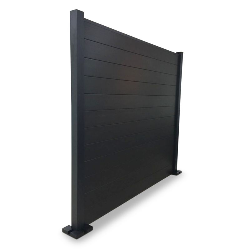 Deska ogrodzeniowa GoodHome Neva 2,2 x 15,7 x 179 cm szara 3 szt