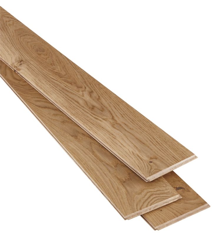 Deska podłogowa lita 15 x 150 mm dębowa laquered 1,26 m2