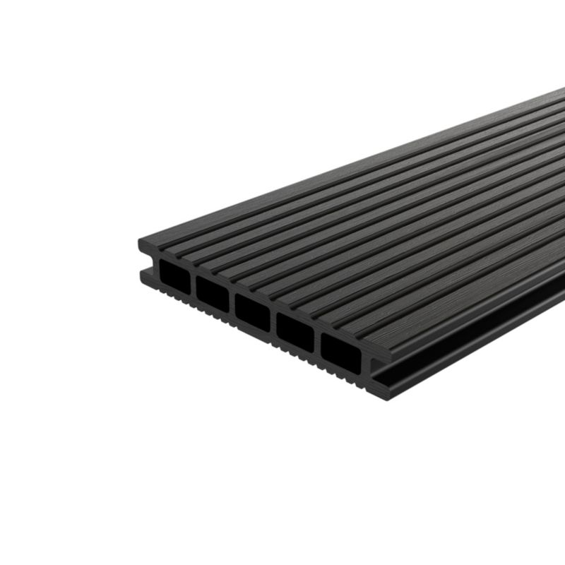 Deska tarasowa kompozytowa GoodHome Neva 2,1 x 14,5 x 220 cm antracyt