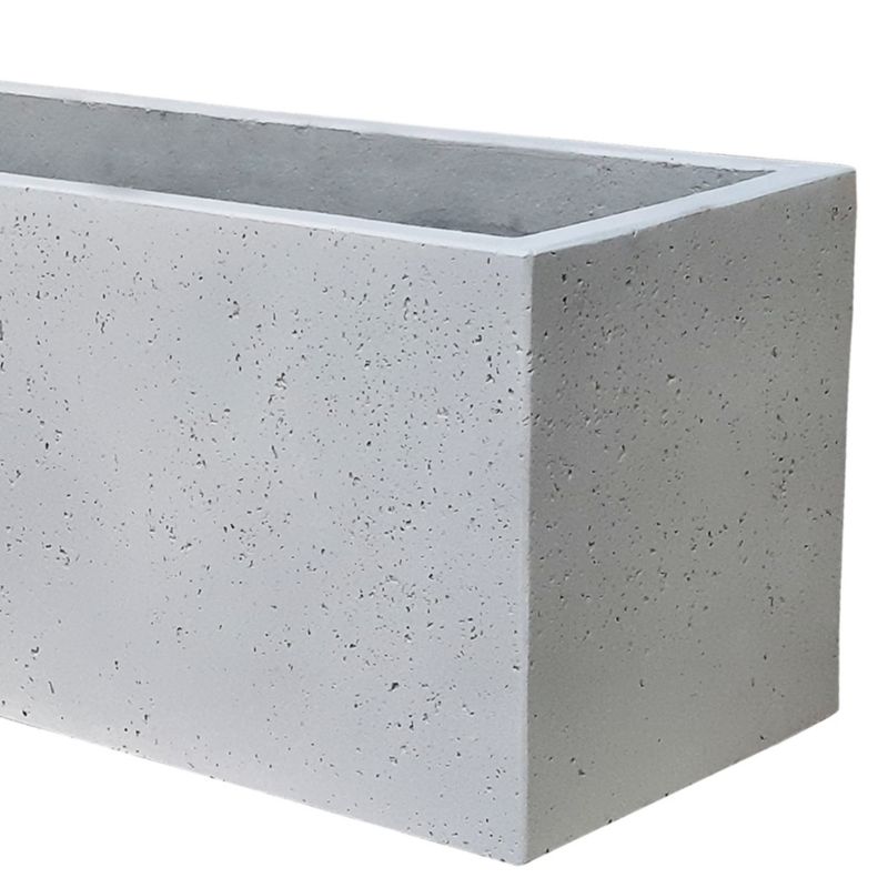 Donica Verve efekt cementu 60 cm jasny szary