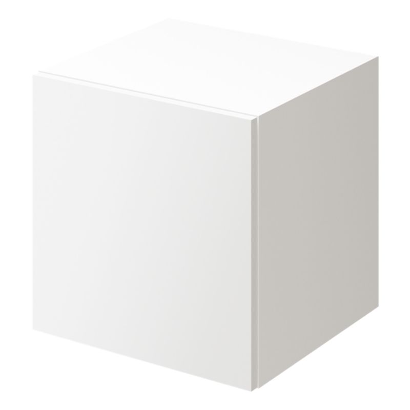 Drzwi do korpusu 37,5 x 37,5 cm GoodHome Atomia biały połysk