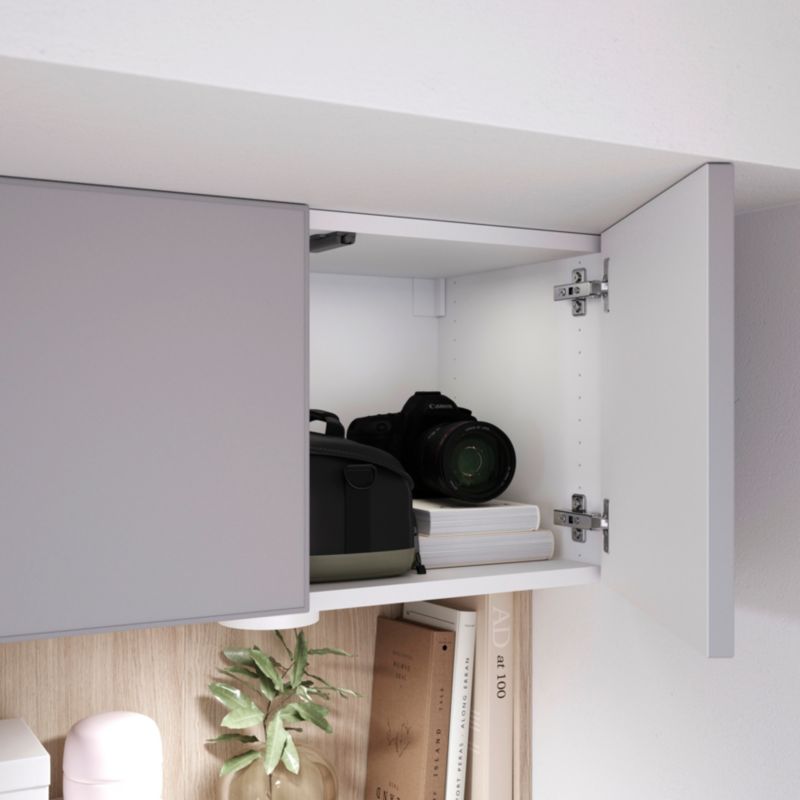 Drzwi do korpusu 37,5 x 37,5 cm GoodHome Atomia jasnoszary mat