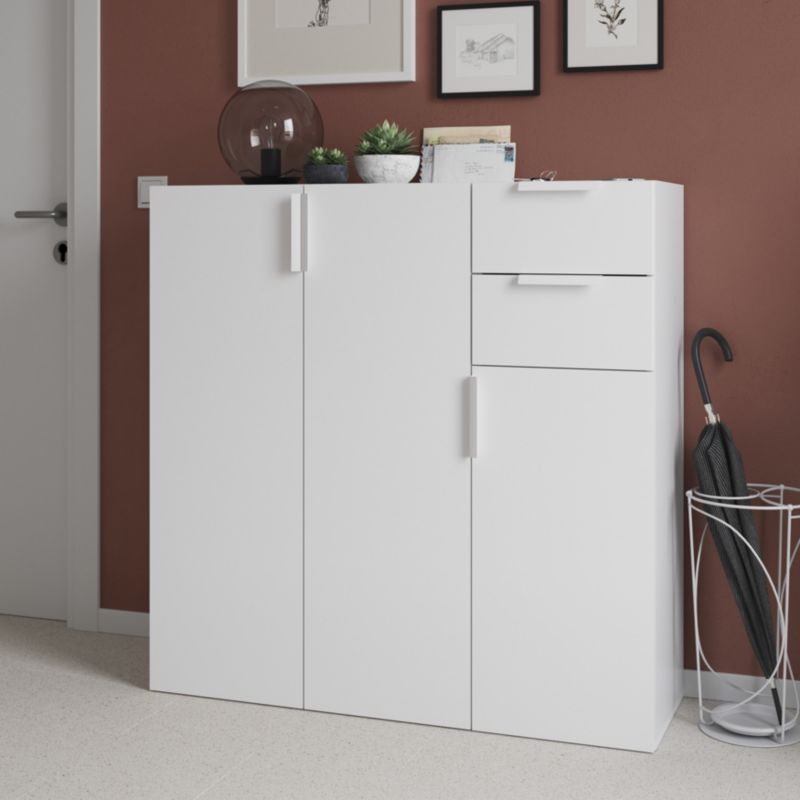 Drzwi do korpusu 37,5 x 75 cm GoodHome Atomia białe