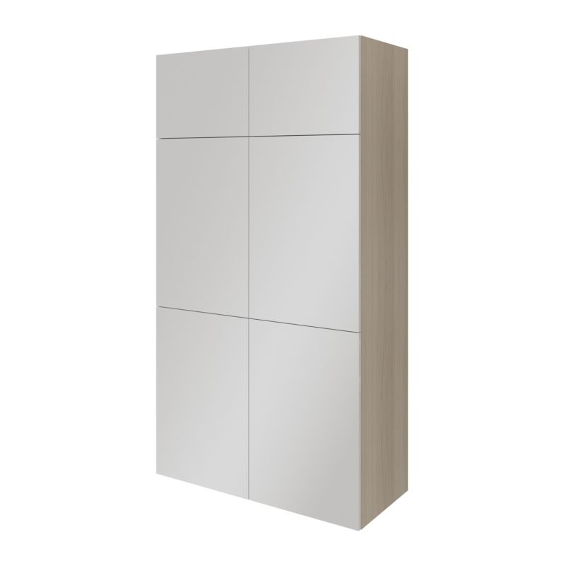Drzwi do korpusu 50 x 75 cm GoodHome Atomia biały połysk