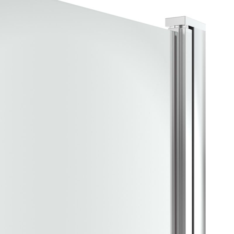 Drzwi prysznicowe uchylne GoodHome Beloya 70 cm chrom/szkło lustrzane