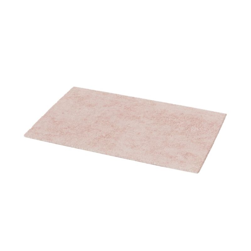 Dywanik łazienkowy GoodHome Koros 50 x 80 cm róż pudrowy