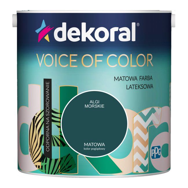 Farba Dekoral Voice of Color algi morskie 2,5 l