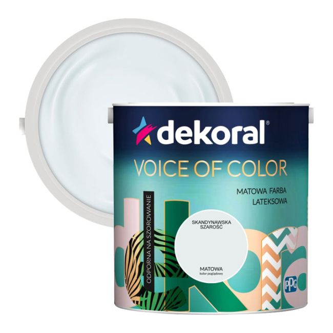 Farba Dekoral Voice of Color skandynawska szarość 2,5 l