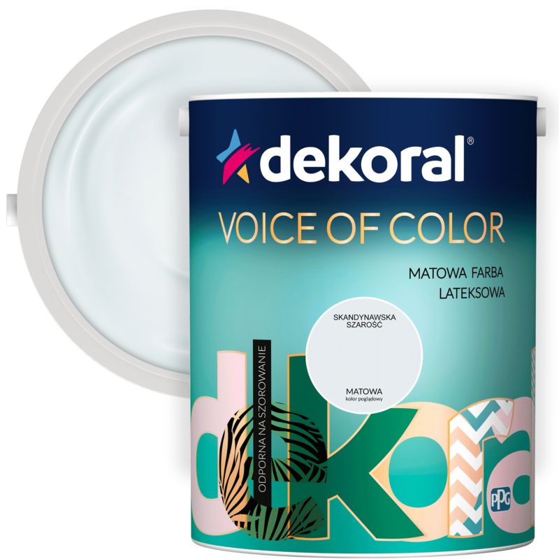 Farba Dekoral Voice of Color skandynawska szarość 2,5 l