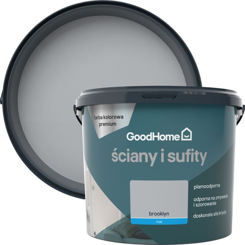 Farba GoodHome Premium Ściany i Sufity brooklyn 5 l