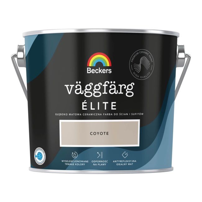 Farba ceramiczna Beckers Vaggfarg Elite coyote 2,5 l