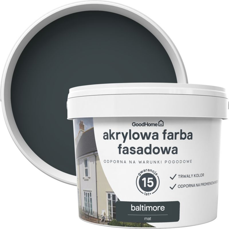 Farba elewacyjna GoodHome baltimore 10 l