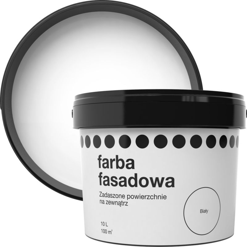 Farba elewacyjna biała 10 l