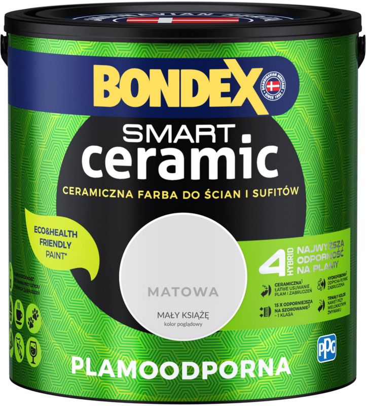 Farba hybrydowa Bondex Smart Ceramic mały książę 2,5 l