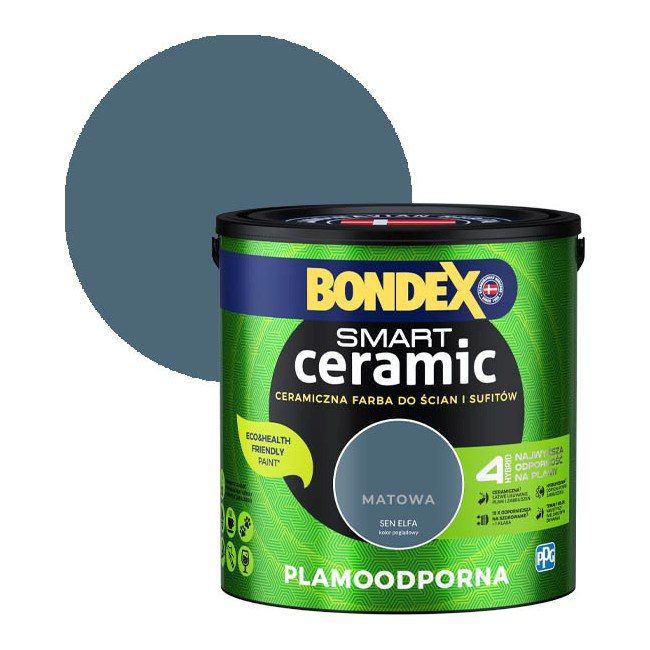 Farba hybrydowa Bondex Smart Ceramic sen elfa 2,5 l