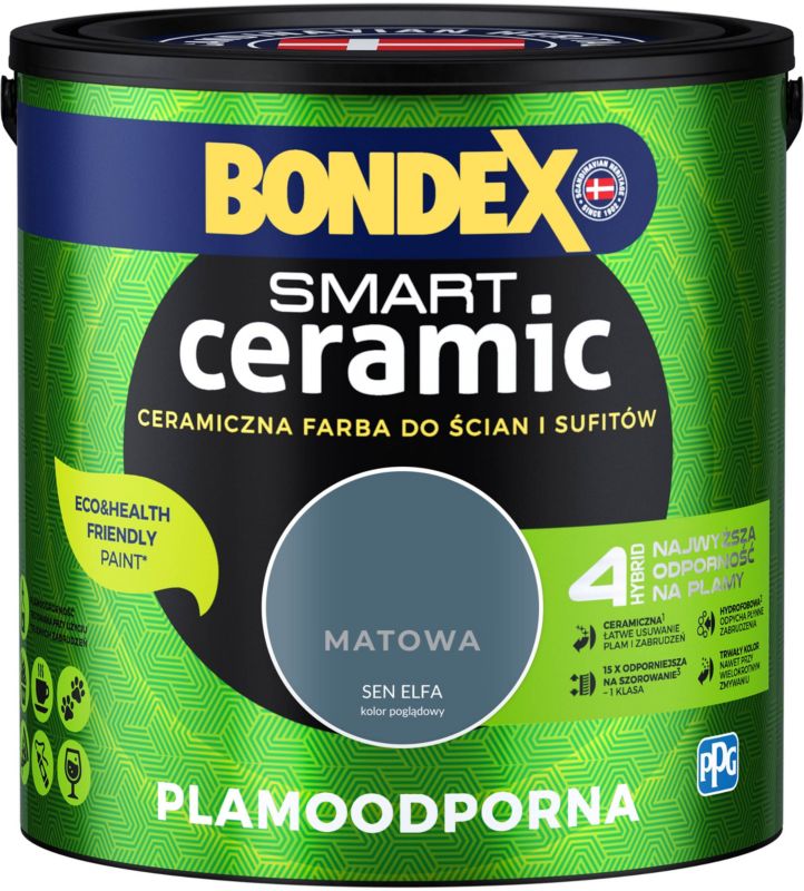 Farba hybrydowa Bondex Smart Ceramic sen elfa 2,5 l