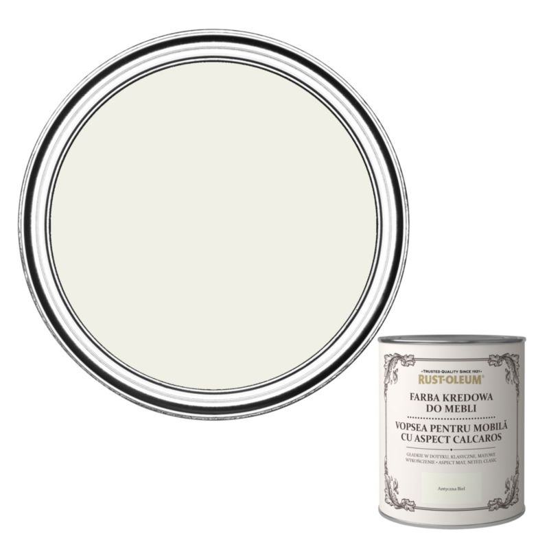 Farba kredowa do mebli Rust-Oleum antyczna biel 0,75 l