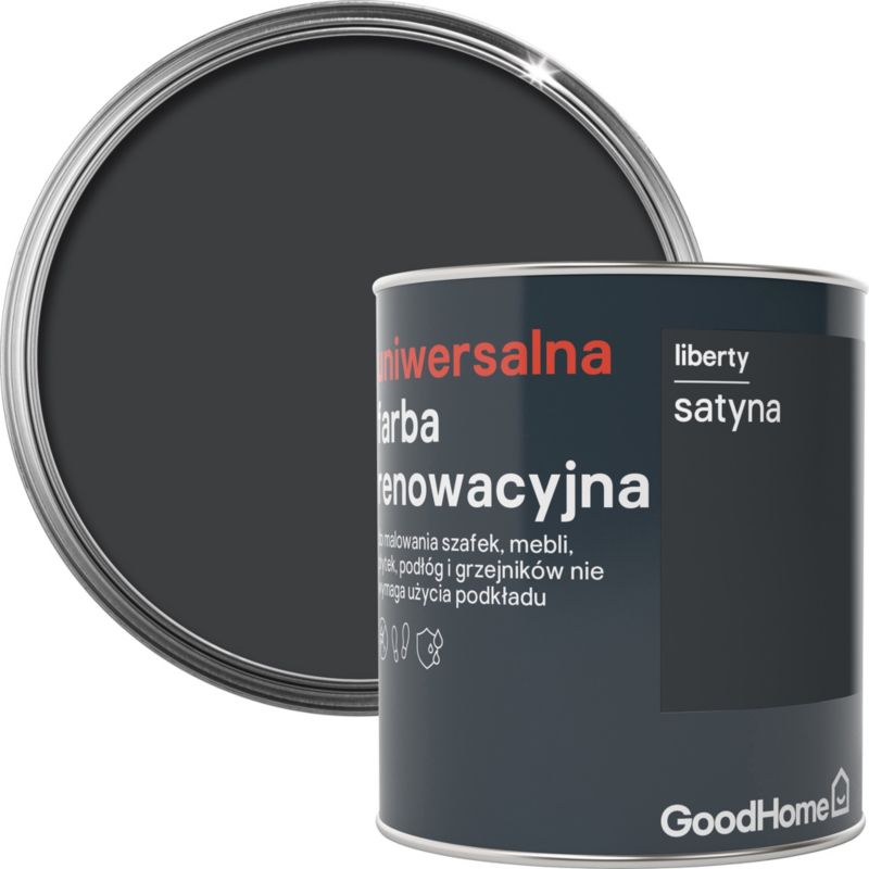 Farba renowacyjna uniwersalna GoodHome liberty satyna 0,75 l