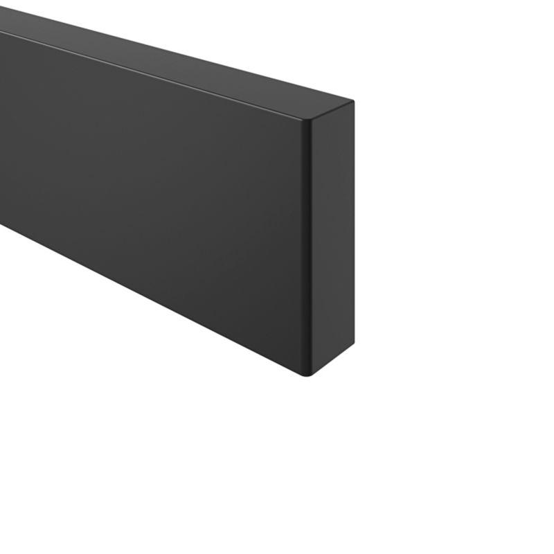 Front kuchenny do szafki z AGD GoodHome Stevia 60 x 5,8 cm czarny mat