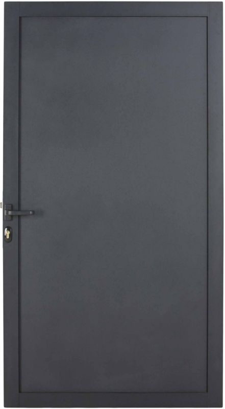 Furtka aluminiowa Blooma Neva 93 x 171 cm szara