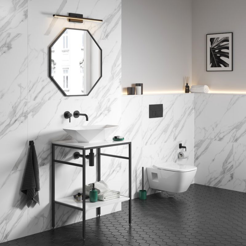 Gres Lomero Ceramstic 60 x 60 cm biały mat 1,44 m2 25 kg