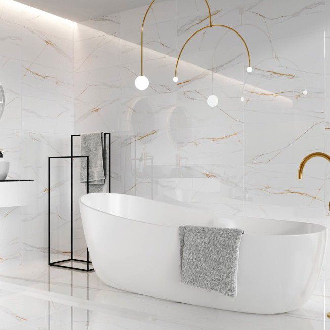 Gres Sidamo Ceramstic 60 x 60 cm biały mat 1,44 m2