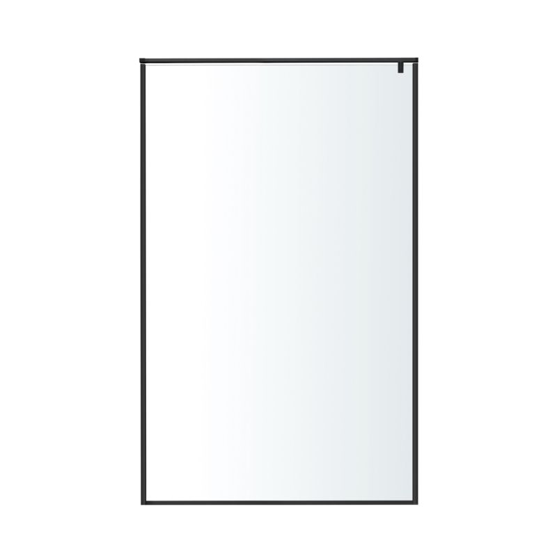 Kabina prysznicowa walk-in GoodHome Ezili 100 cm czarna/transparentna