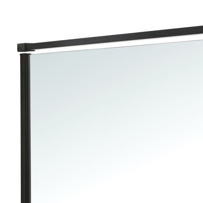 Kabina prysznicowa walk-in GoodHome Ezili 100 cm czarna/transparentna
