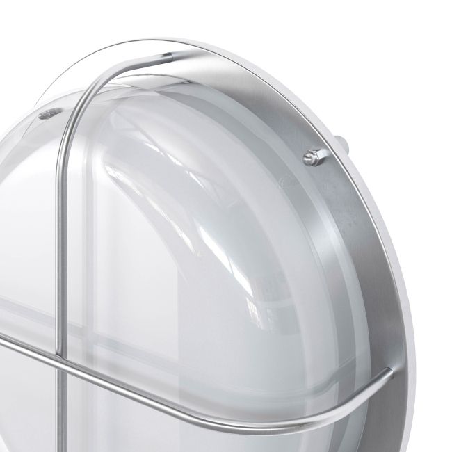 Kinkiet GoodHome Vallen okrągły 2 x E27 IP44 stalowy