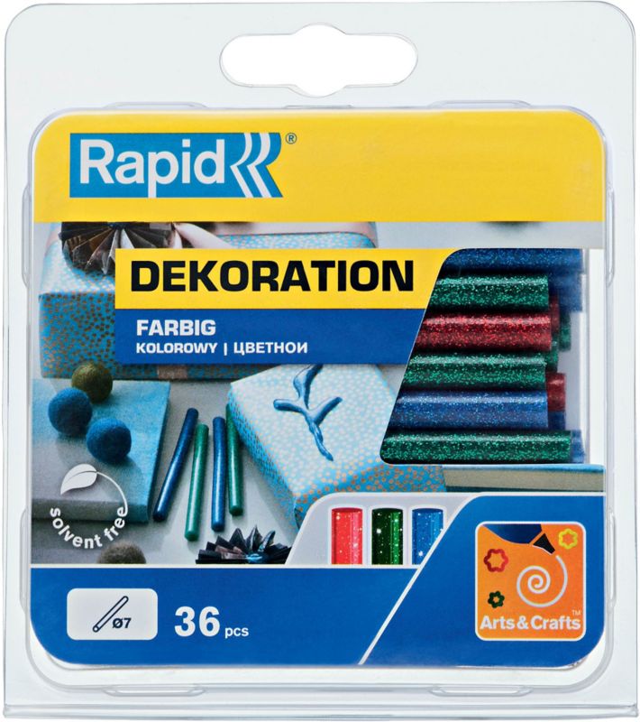 Klej kolorowy z brokatem Rapid 115 g śr. 7 mm mix 2