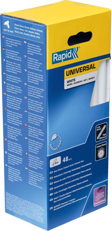 Klej uniwersalny Rapid 880 g śr. 12 mm biały
