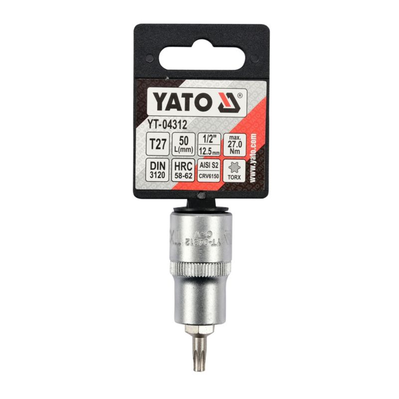 Klucz trzpieniowy Yato Torx 1/2'' T27 L = 55 mm