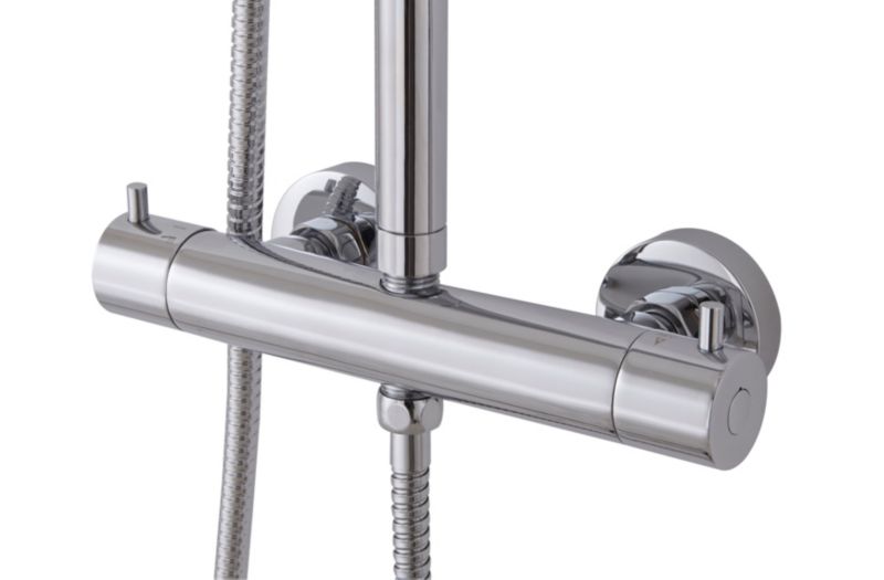 Kolumna prysznicowa Weddell śr. 30 cm 3-funkcyjna z baterią termostatyczną
