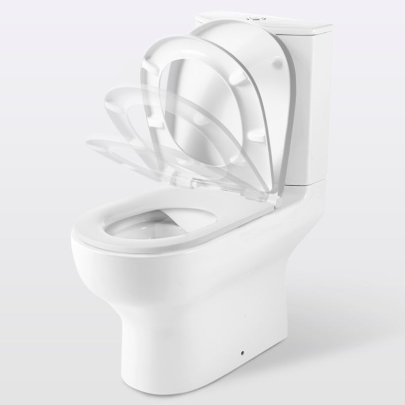 Kompakt WC GoodHome Cavally Slim Dual bezkołnierzowy 3/6 l z deską wolnoopadającą