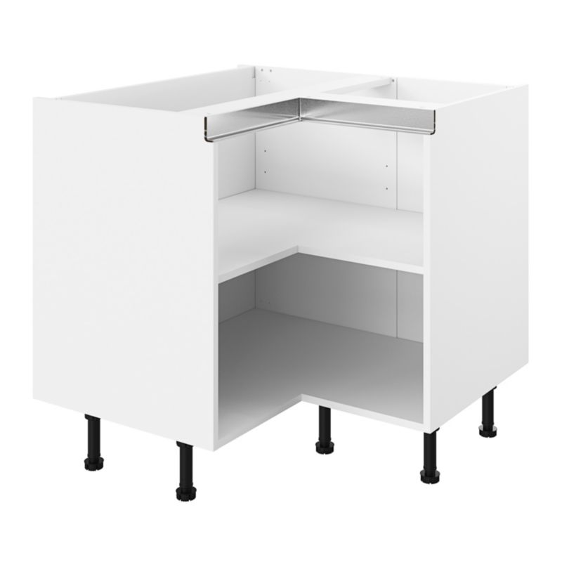 Korpus szafki kuchennej narożnej GoodHome Innovo 93 cm biały