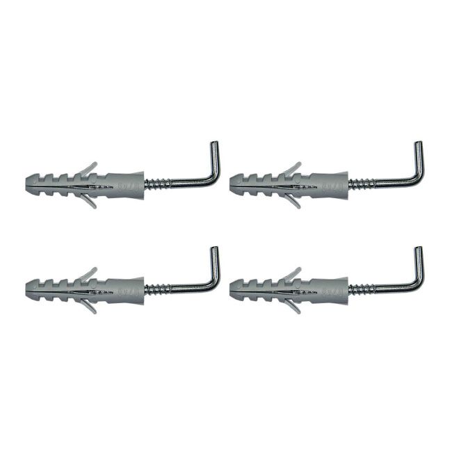 Kołki rozporowe Benox 10 x 50 mm z hakiem prostym „L” 4 szt